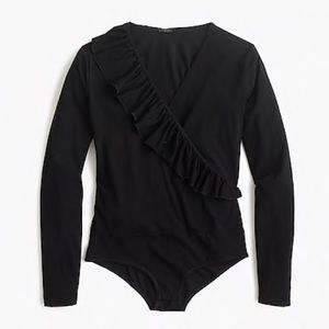 J. Crew Ruffle Bodysuit
